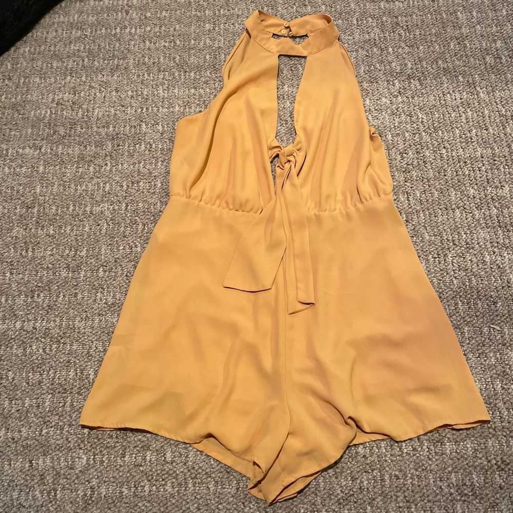 Yellow Romper size Medium